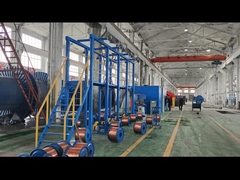 Máy kéo dây cáp xoắn kép cho dây nhôm và đồng 7 lõi